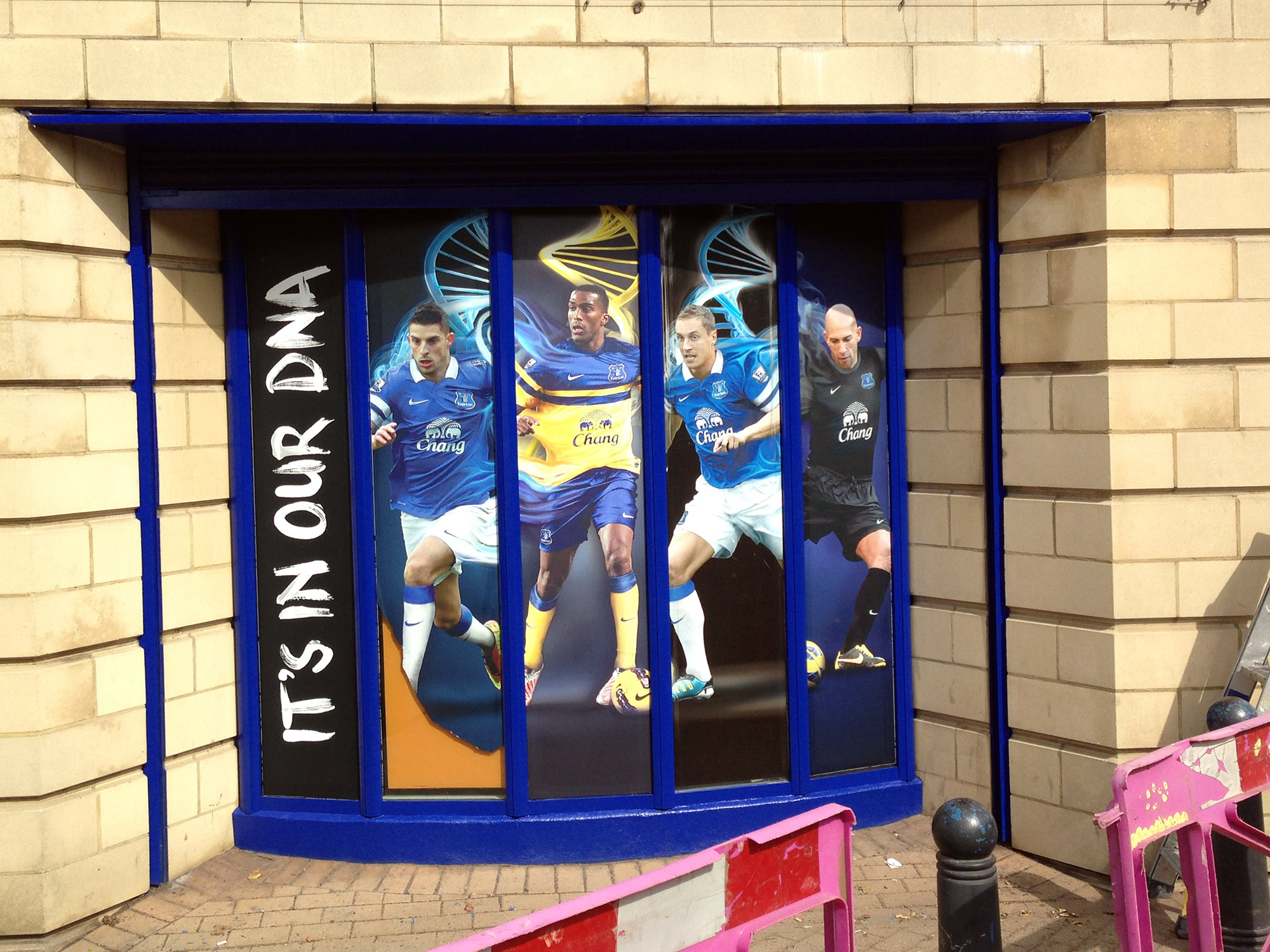 Shop Front - Everton FC - Kaleidacoat